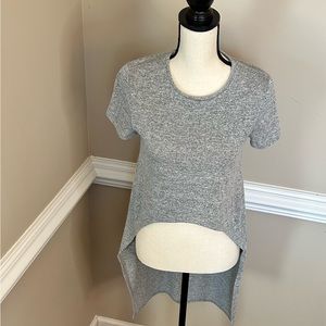 EXPRESS HI-LOW TSHIRT GRAY SIZE S